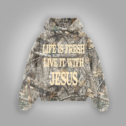 Life Is Fresh Jesus Hoodie